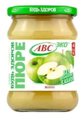 Пюре Яблочное 450 гр ст/б (АВС)