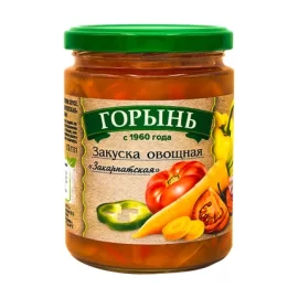 Закуска овощная Закарпатская 420 гр ст/б (Горынь)